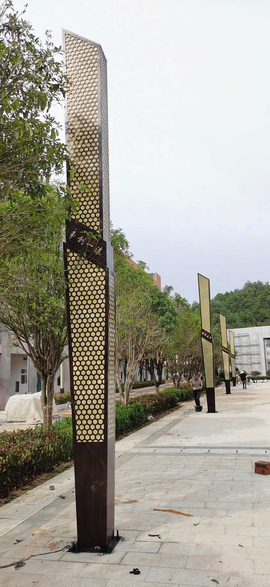 岳陽集英女子學院6米景觀燈